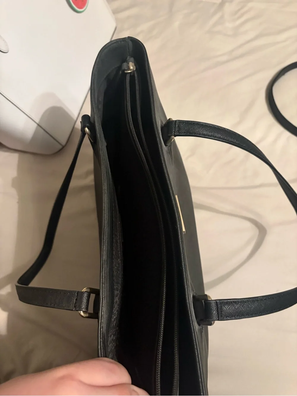 Black Kate Spade Computer Tote - Picture 3 of 3
